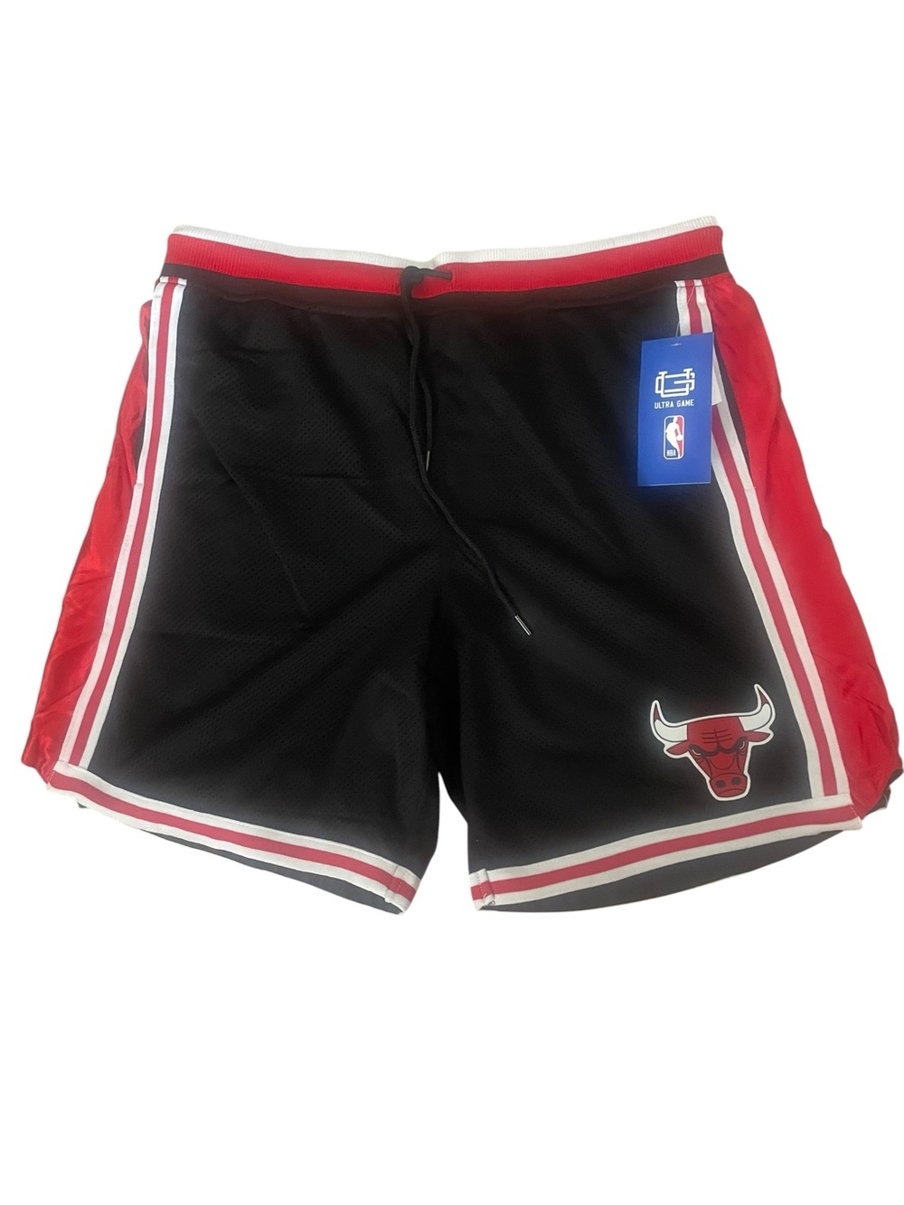 Chicago Bulls Ultra Game NBA Basketball Shorts - Men’s XL - NWT  - w/ pockets
